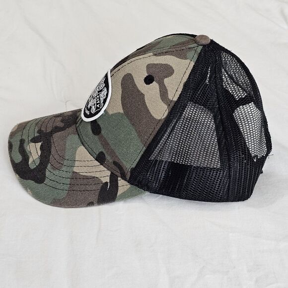 Holy City Brewing Camo Mesh Back Snapback Cap Hat - Picture 4 of 8